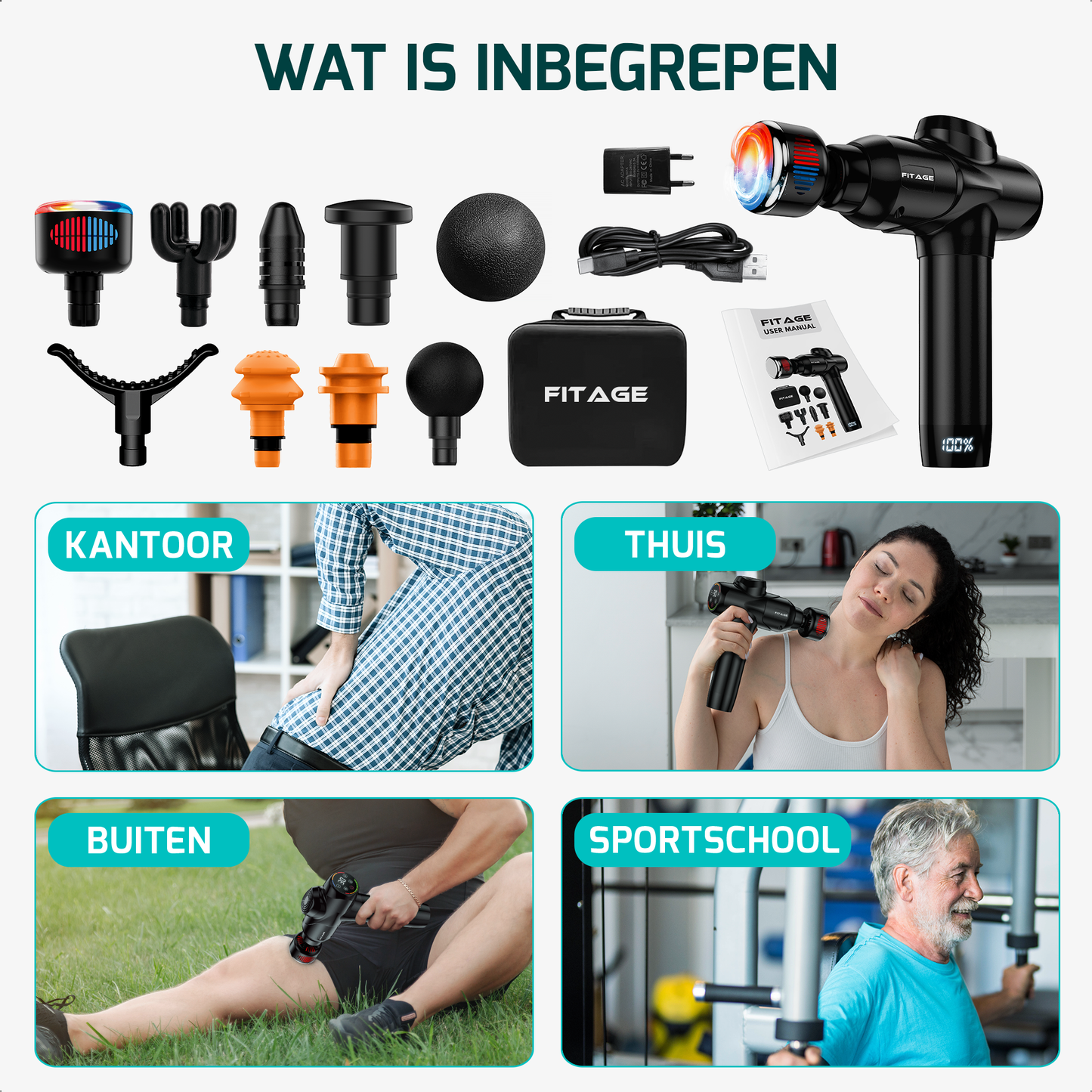 Massage Gun Warm & Koud