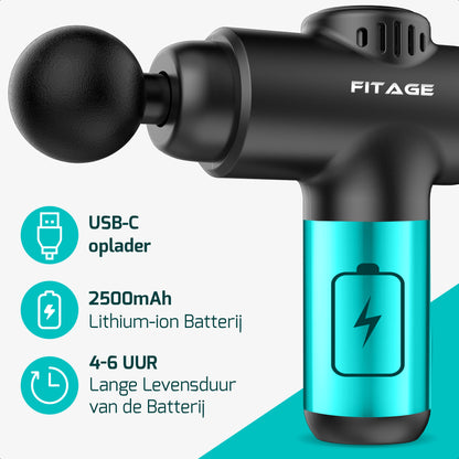Massage Gun Mini - 12 Opzetstukken