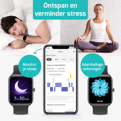 Smartwatch - Stappenteller Horloge